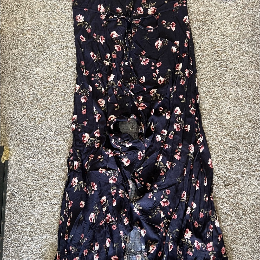 étophe studios Floral High to Low Maxi Sundress Size Large